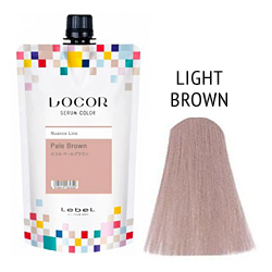 Lebel Locor Serum Color Nuance Line Light Brown - Оттеночный краситель-уход Светло-коричневый 300гр