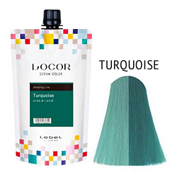 Lebel Locor Serum Color Amazing Line Turquoise - Оттеночный краситель-уход Бирюзовый 300гр