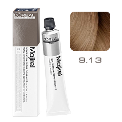 Loreal Majirel Cool Inforced - Краска для волос 9.13 Очень светлый блондин пепельно-золотистый 50 мл