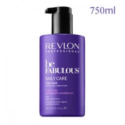 Revlon Professional Be Fabulous Daily Care Fine Hair C.R.E.A.M. Lightweight Conditioner - Очищающий кондиционер для тонких волос 750 мл